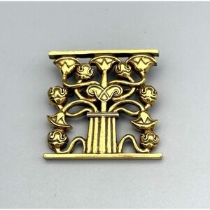 MMA Brooch Pin Tree of Life Art Deco Flowers Metropolitan Museum of Art